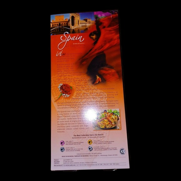 Spain BarbieDolls of the World PinkLabel 50th anniversary - Picture 2 of 2